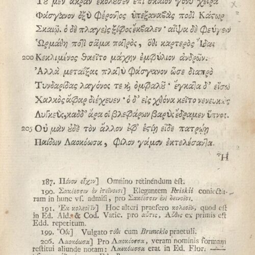 21 x 12,5 εκ. 18 σ. χ.α. + 567 σ. + 7 σ. χ.α., όπου στο φ. 3 κτητορική σφραγίδα CPC και 